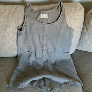 Lucky Brand Light Gray Romper
